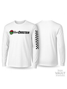 Ross Chastain NASCAR Trackhouse Racing Long Sleeve T-Shirt White Men’s M